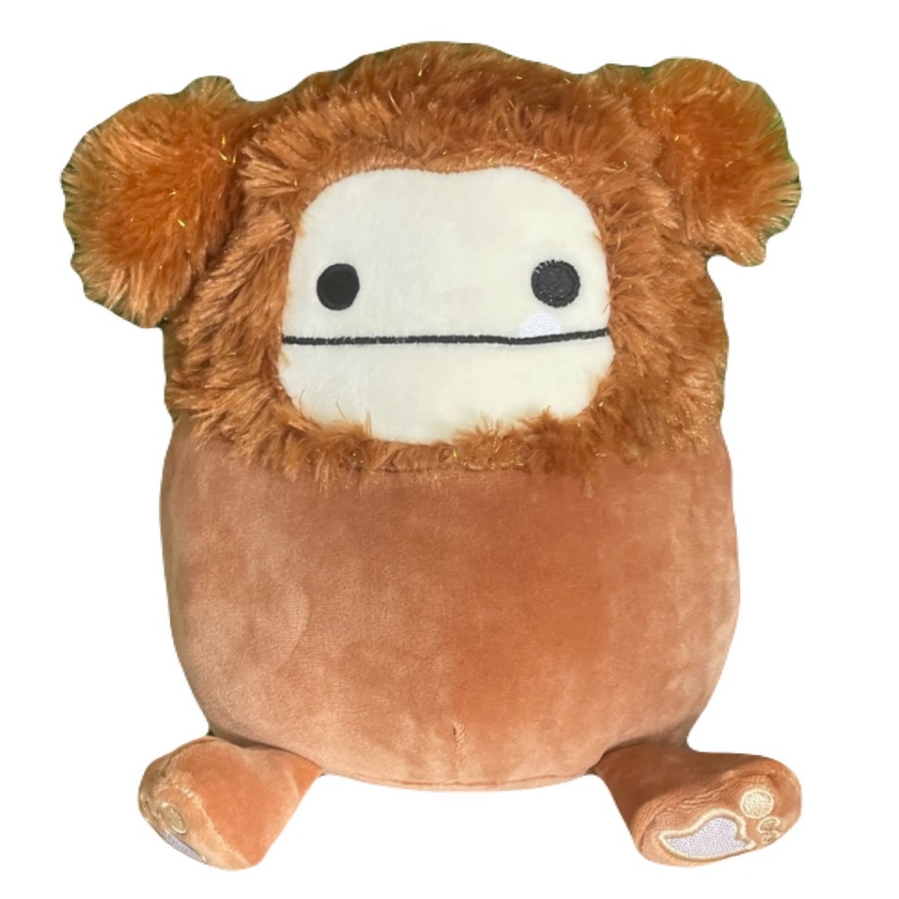 Squishmallow Benny the Bigfoot 7.5 inch Tan NWT Plush